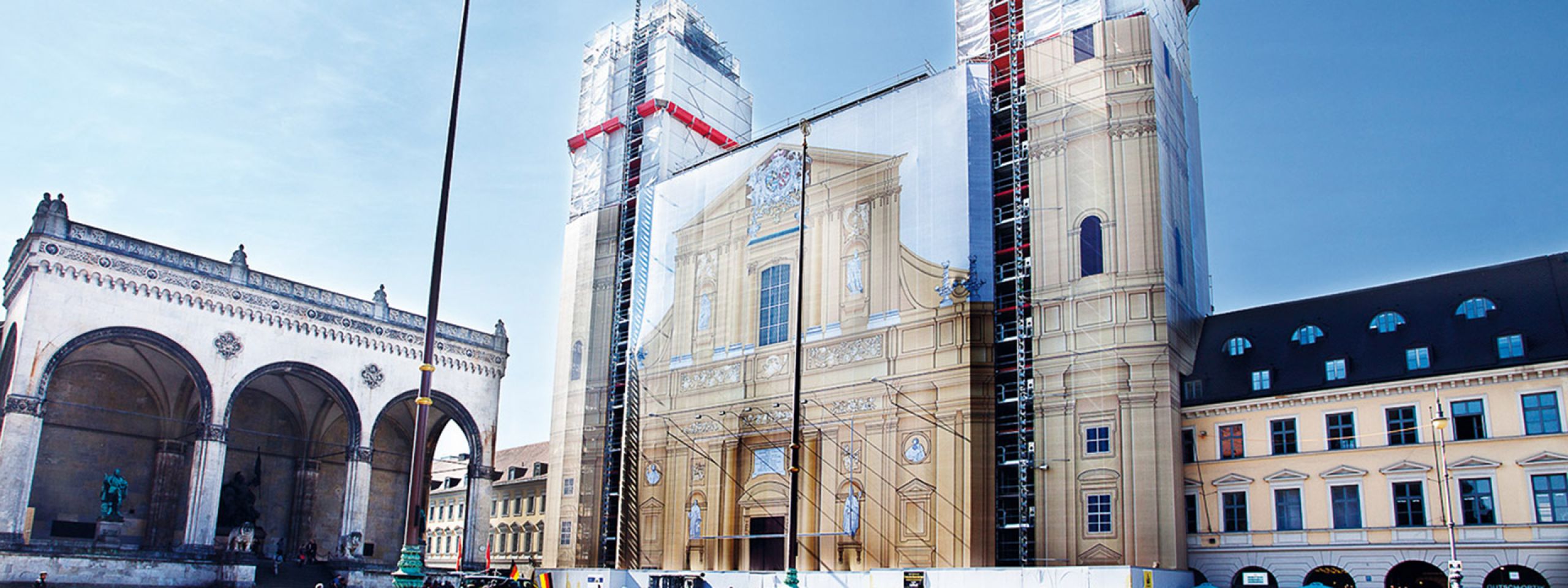 Sanierung des Dachstuhls der Theatinerkirche München